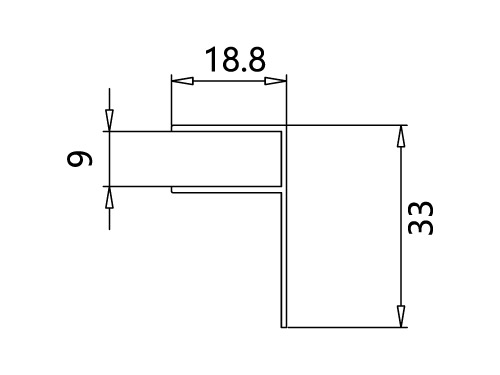鋁合金門窗包邊簡圖
